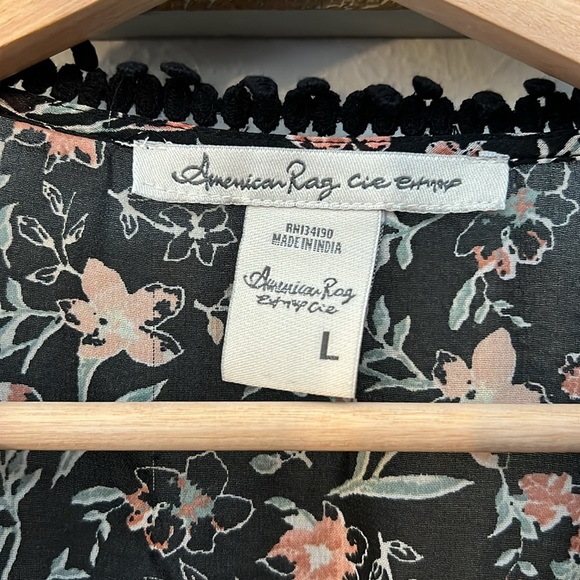 Boho American Rag Sheer Top - Picture 3 of 4